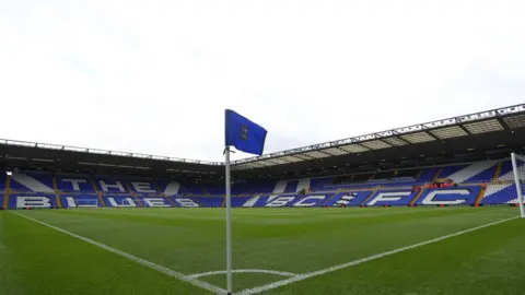 Getty Images A general view of the St Andrew's Trillion Trophy Stadium