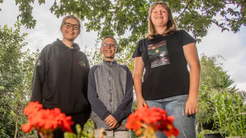 Mike Dean/Eye Imagery Alaw Paul (left) a youth support worker