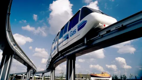 Getty Images Monorail at the Merry Hill Shopping Centre