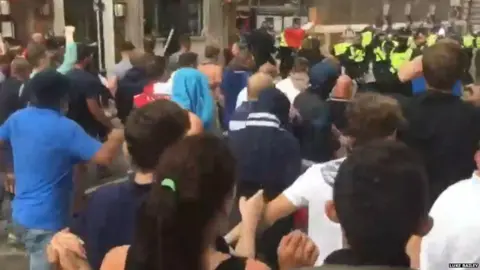 Luke Bailey Pro-Tommy Robinson demonstration