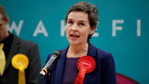 Reuters Mary Creagh at the election count