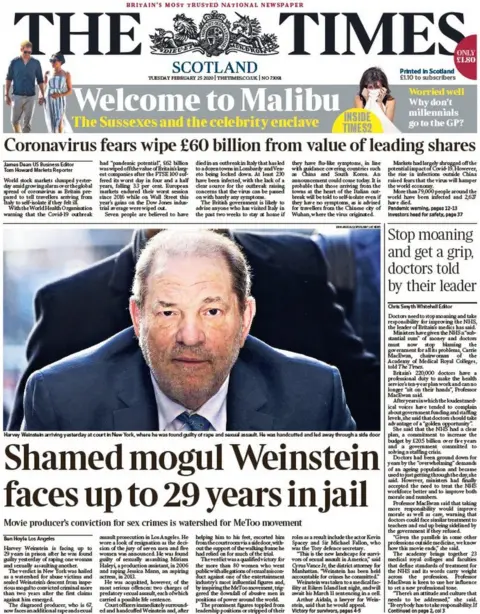 Times front page