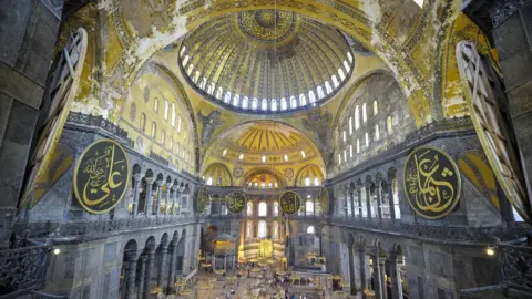 Getty Images Interior of the Hagia Sophia