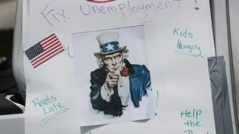 Getty Images Unemployment poster