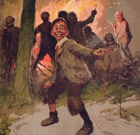 Getty Images Bonfire Boy illustration