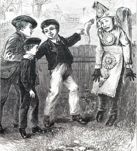 Getty Images Bonfire Boy illustration