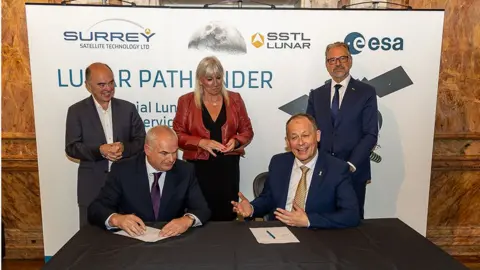 SSTL The service agreement was signed at London's Royal Society on Wednesday evening