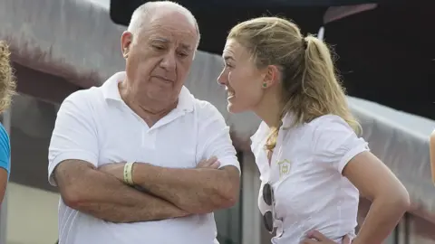 Getty Images Amancio Ortega and Marta Ortega