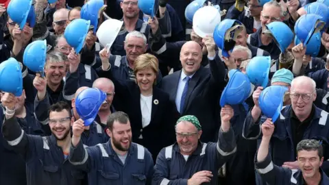 PA Media Nicola Sturgeon and Jim McColl
