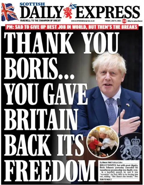 Scottish Daily Express Scottish Daily Express front page