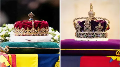 Reuters The Crown of Scotland and the Imperial State Crown