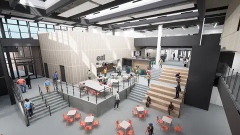 DoDigital Drawing of planned building