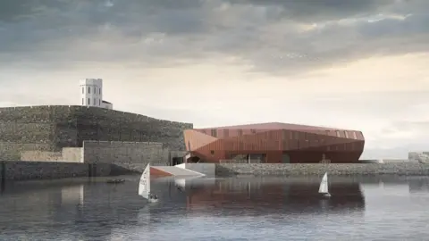 Whitehaven Harbour Commissioners Artist's impression of the completed Edge activity centre