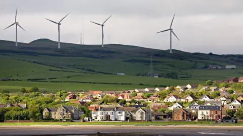 Getty Images wind turbines over Ardrossan