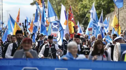 Getty Images Pro-independence march