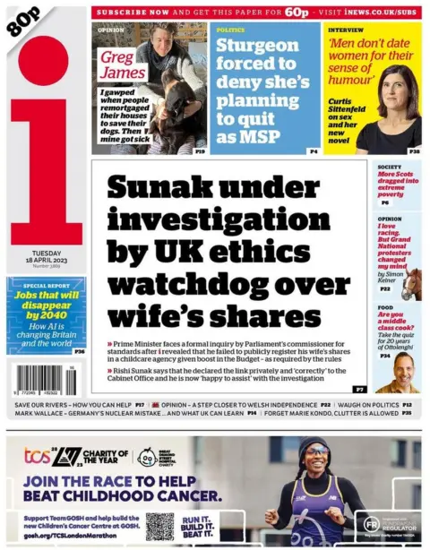 the i