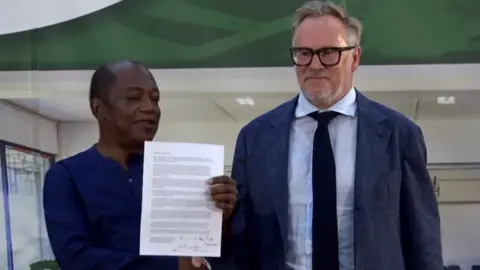 University of Guyana Charlie Gladstone, the great-great-grandson of William Gladstone