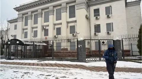 Getty Images Russian embassy in Kyiv