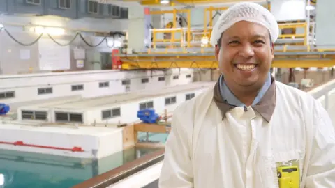 EDF Shaheed Mungur, performance improvement manager at site owner EDF