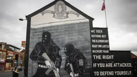 PA Media East Belfast UVF Mural