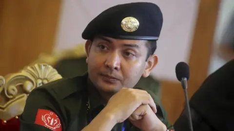 Reuters The head of the Arakan Army, Twan Mrat Naing