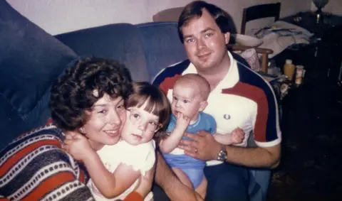 Jennings family Carol, Emily, John and Stuart Jennings