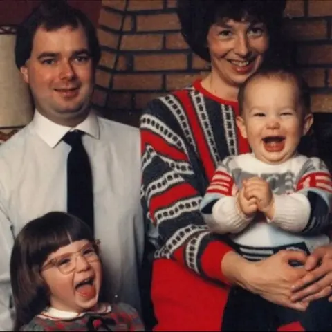 Jennings family Stuart, Emily, Carol and John Jennings