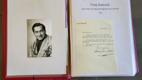 Tony Hancock Appreciation Society Fan letter from Tony Hancock