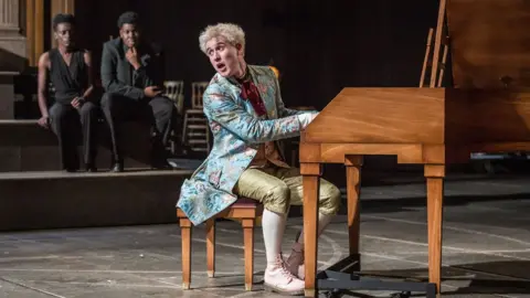 Marc Brenner Adam Gillen with other cast members in Amadeus