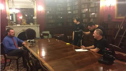 Kevin Phillips Filming with Nathan Madison