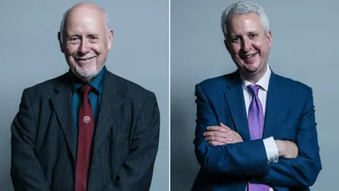 UK Parliament Kelvin Hopkins and Ivan Lewis composite picture