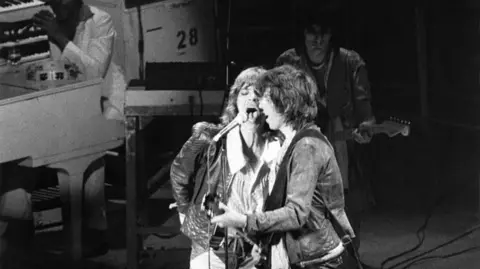 Daily Mirror/Mirrorpix via Getty Images Mick Jagger and Keith Richards