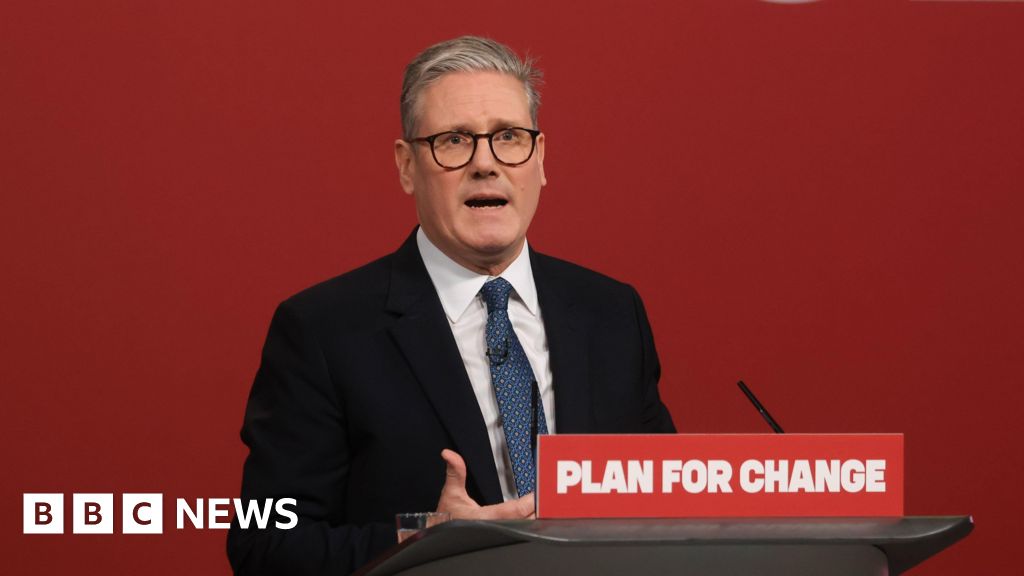Judge Labour on six targets, Keir Starmer says in major speech Judge Labour on six targets, Keir Starmer says in major speech