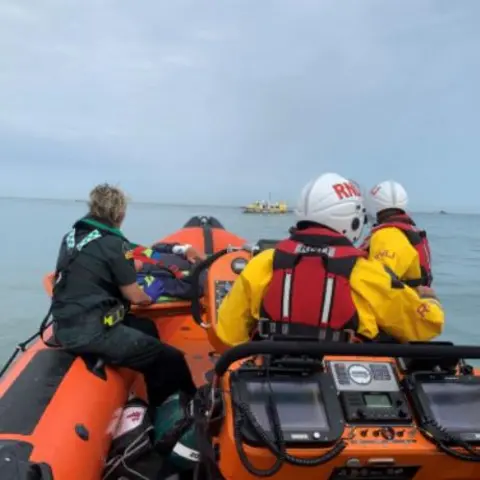 St John Ambulance Guernsey RNLI Inshore Lifeboat