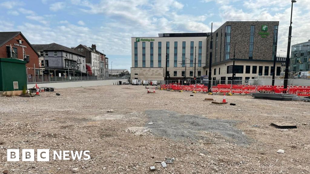 Work starts on car park at centre of green space row