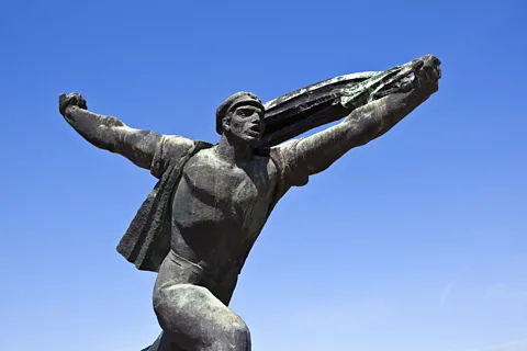 One of the many Communist-era statues on display at Memento Park, Budapest. (Richard I'Anson/LPI)