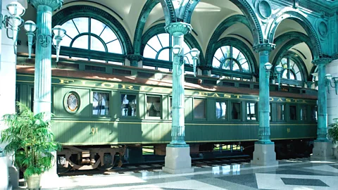 dov makabaw sundry/Alamy Whitehall, now the Flagler Museum, houses an old railcar (Credit: dov makabaw sundry/Alamy)