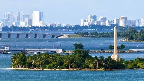 Ed Gleichman/Alamy The man-made Flagler Monument Island is dedicated to the railroad baron (Credit: Ed Gleichman/Alamy)