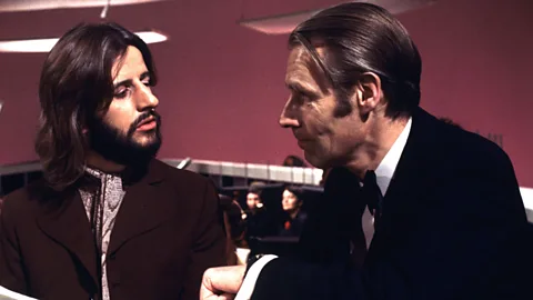 ITV/Rex/Shutterstock The producer had Ringo Starr sit one of the band’s early singles out so that a session drummer could play (Credit: ITV/Rex/Shutterstock)