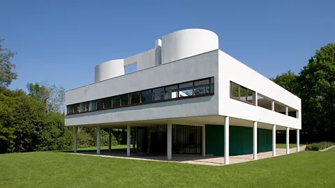 Alamy Le Corbusier built Villa Savoye from 1928-31 – it represented the kind of modernism many would attack, including Jacques Tati in his films Mon Oncle and Playtime (Credit: Alamy)