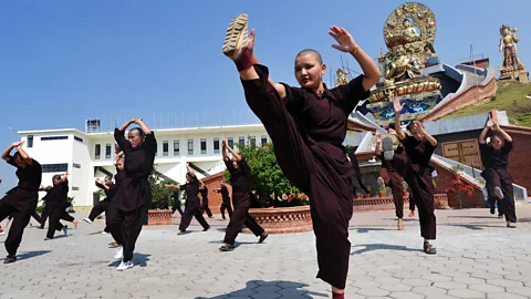 AFP/Getty The martial art helps the women feel safe, strong and confident (Credit: AFP/Getty)