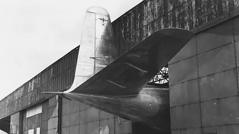 Getty Images The Comet was first rolled out of a hangar near Hatfield, north of London, in 1949 (Credit: Getty Images)