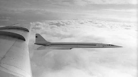 Alamy The Tu-144 looked very similar to Concorde, especially in its supersonic flight profile (Credit: Alamy)