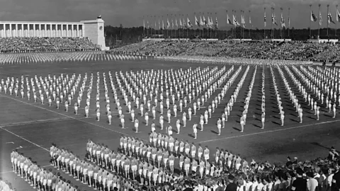 Getty Images The Nazi parade grounds in Nuremberg were meant to be imposing enough to suggest the Third Reich would last as long as the Roman Empire (Credit: Getty Images)