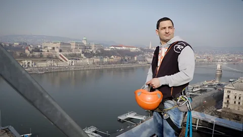 Werner Hoffmann "During the day, I can see all of Budapest’s impressive buildings from above" (Credit: Werner Hoffmann)