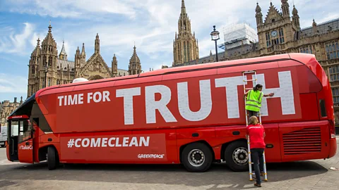 Getty images The Leave campaign was accused of being economical with the truth in the lead up to the 2016 Brexit referendum (Credit: Getty Images)