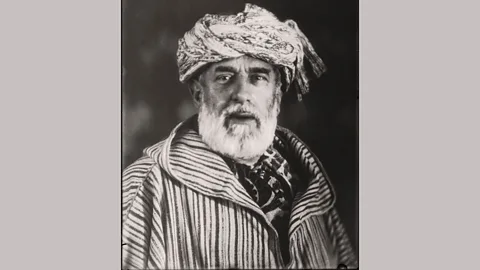 Getty Images A self-portrait of Mariano Fortuny, 1935, indicates the couturier’s love of Middle Eastern style (Credit: Getty Images)