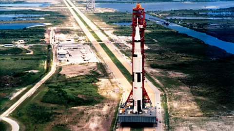 Getty Images Saturn V on transporter (Credit: Getty Images)