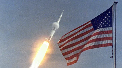 Nasa The Saturn V team had to redesign the rocket to ensure it didn't create forces strong enough to kill the crew (Credit: Nasa)