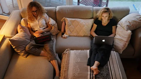 Sean Gallup Apps like Netflix and Deliveroo have given us less and less reason to leave our sanctuaries (Credit: Sean Gallup)